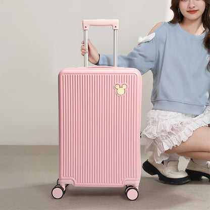 Mesuca Disney Mickey Pink Family Suitcase - Koper Disney Tahan Banting Premium