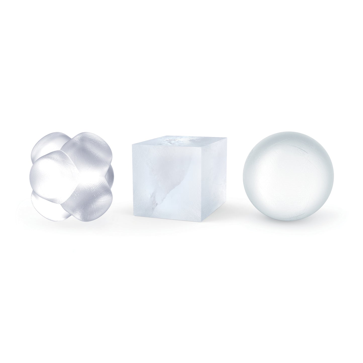 Zoku Mixology Ice Set/3 - Cetakan Es Batu Unik / Cetakan Es Batu Silicon / Cetakan Es Batu Kotak Persegi / Bulat