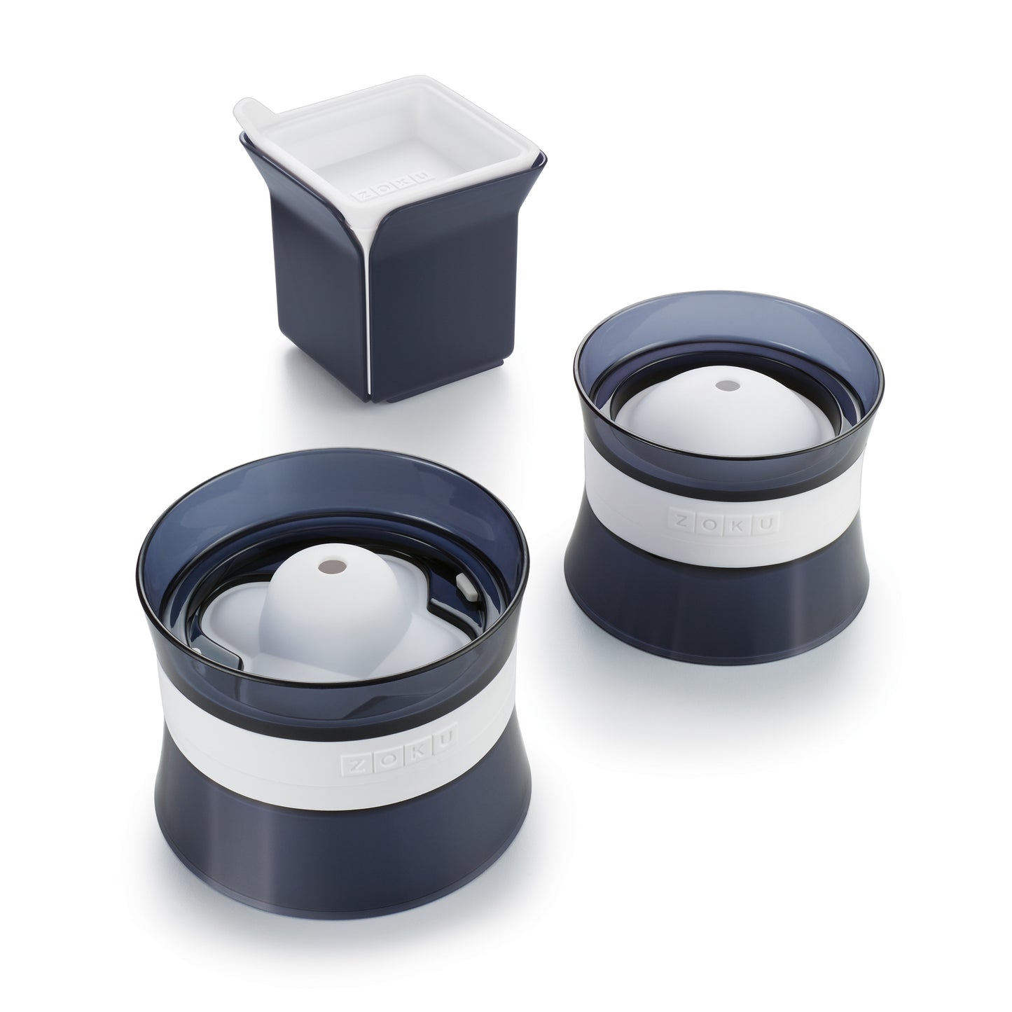 Zoku Mixology Ice Set/3 - Cetakan Es Batu Unik / Cetakan Es Batu Silicon / Cetakan Es Batu Kotak Persegi / Bulat