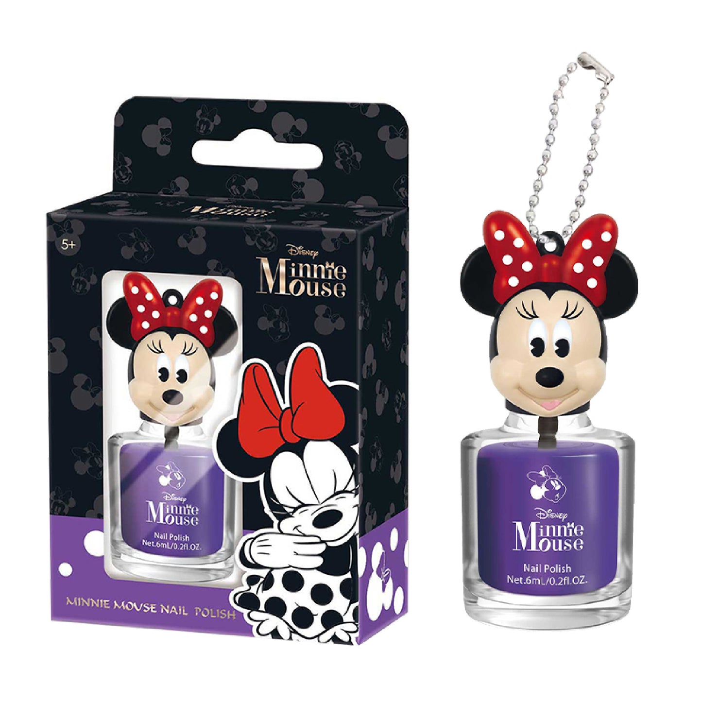 Disney Minnie Mouse Nail Polish Peel Off - Kutek Peel OFF Anak BPOM