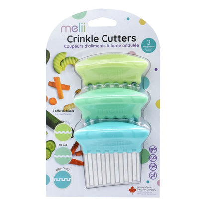 Melii Baby Crinckle Cutters - Pisau Potong Gelombang Anti Karat/Pisau Cutter Slicer Zigzag