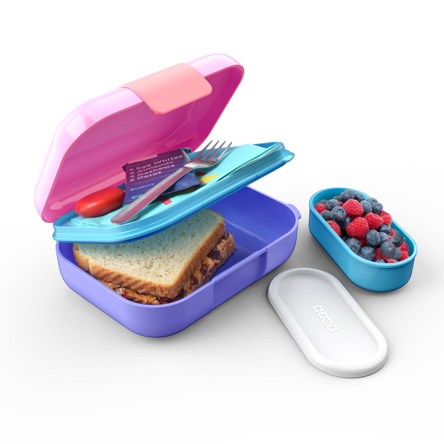 Zoku Neat Bento, Jr - Lunchbox, Tempat Makan Anak Unik / Tempat Makan Anak Anti Tumpah