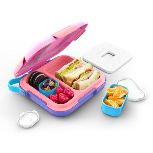 Zoku Neat Bento Large - Lunchbox, Tempat Makan Anak Unik / Tempat Makan Anak Anti Tumpah