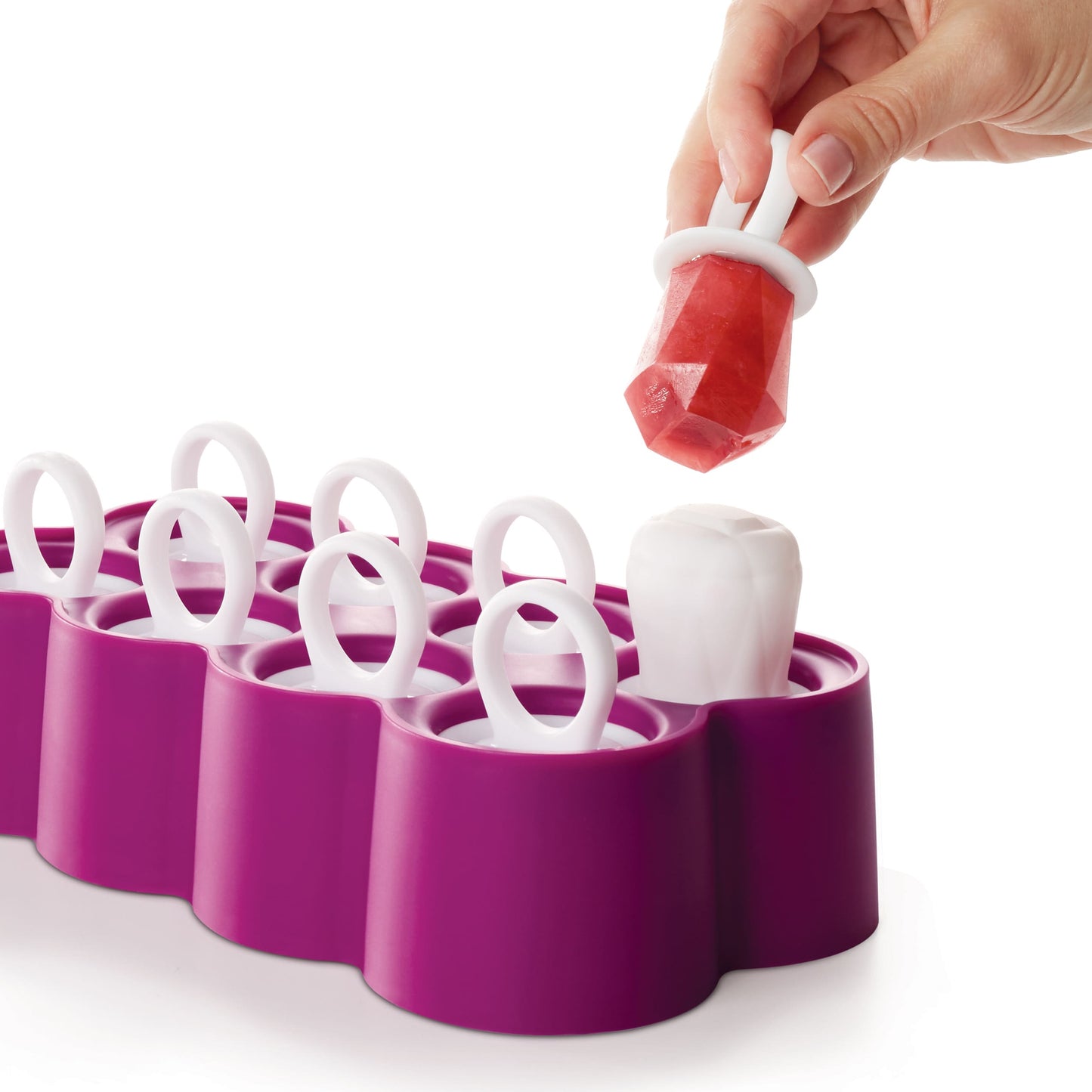 Zoku Ring Pop Molds  - Cetakan Es Krim Karakter, Cetakan Es Krim Bentuk Cincin, Cetakan Es Krim Silicon