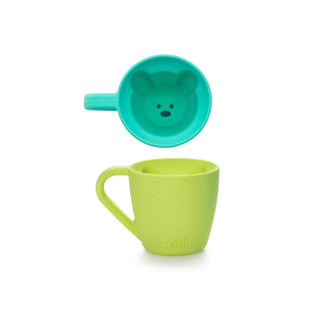 Melii Baby Silicone Bear Mug - Gelas silikon anak