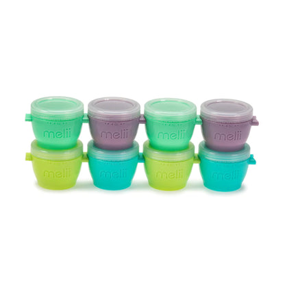 Melii Baby Snap & Go Pods - Wadah makan silikon