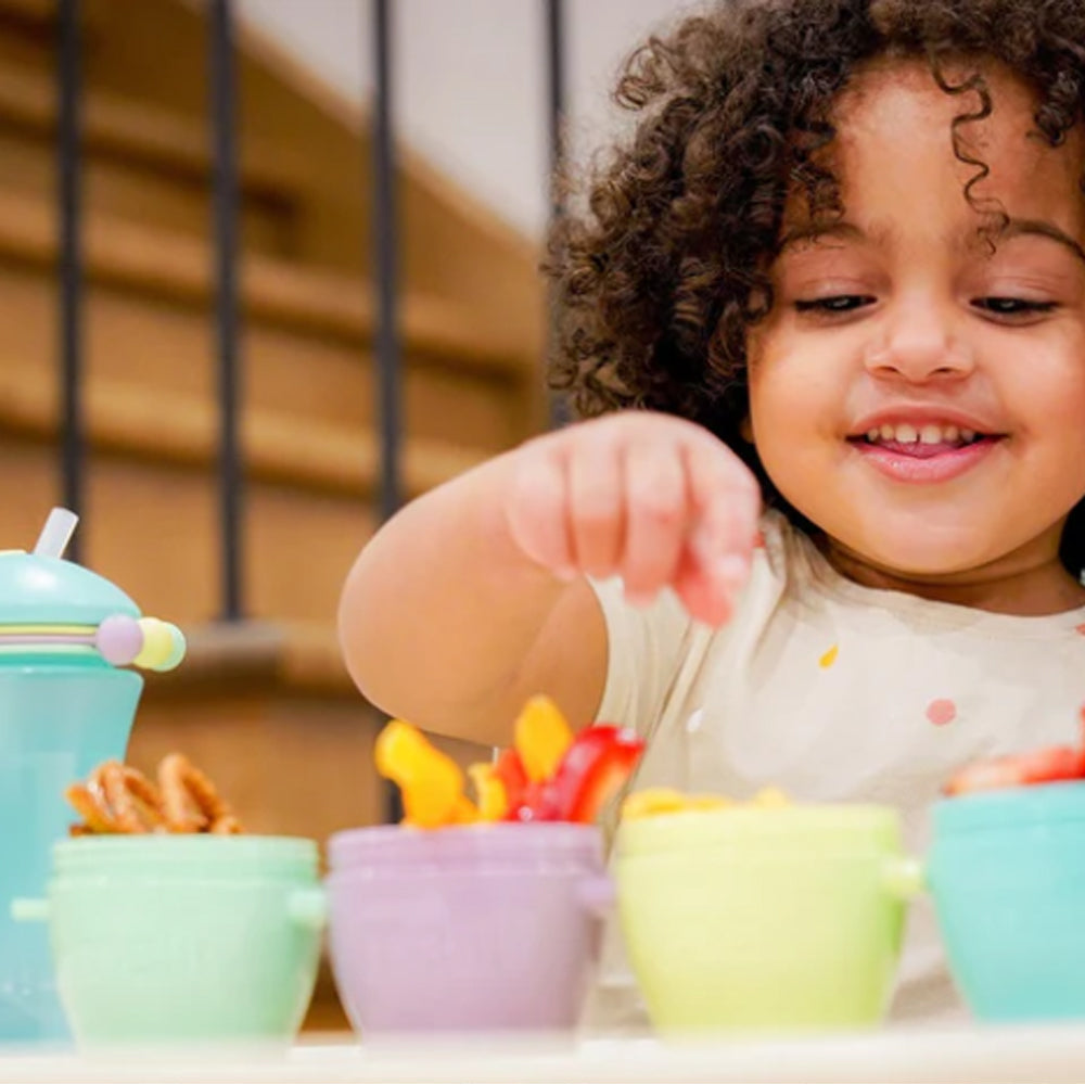 Melii Baby Snap & Go Pods - Wadah makan silikon