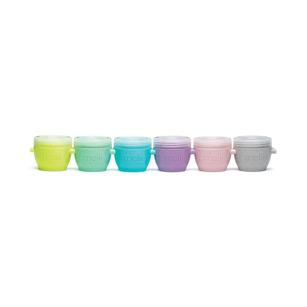 Melii Baby Snap & Go Pods - Wadah makan silikon