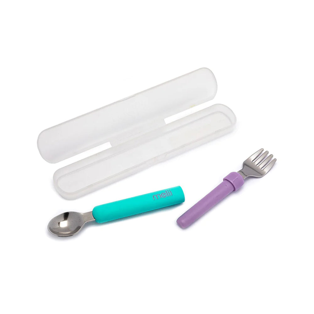 Melii Baby Spork On The Go - Sendok&garpu anak