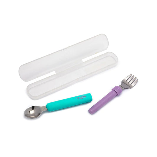 Melii Baby Spork On The Go - Sendok&garpu anak
