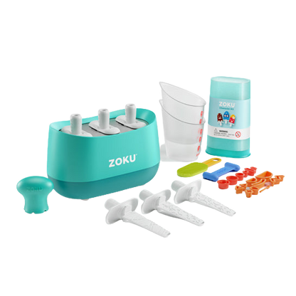 Zoku Quick Pop Maker - Alat Pembuat Es Krim Stick, Alat Pembuat Es Krim Instant