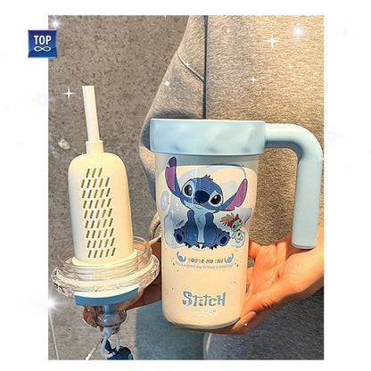 Zootopia and Stitch Water Stainless Steel Bottle 3D 800mL