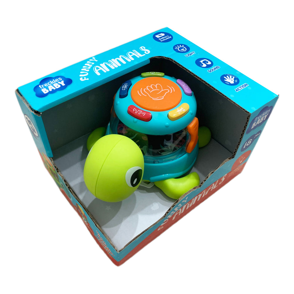 Freckles Baby Funny Animals Crab and Trutle Drum with L&S