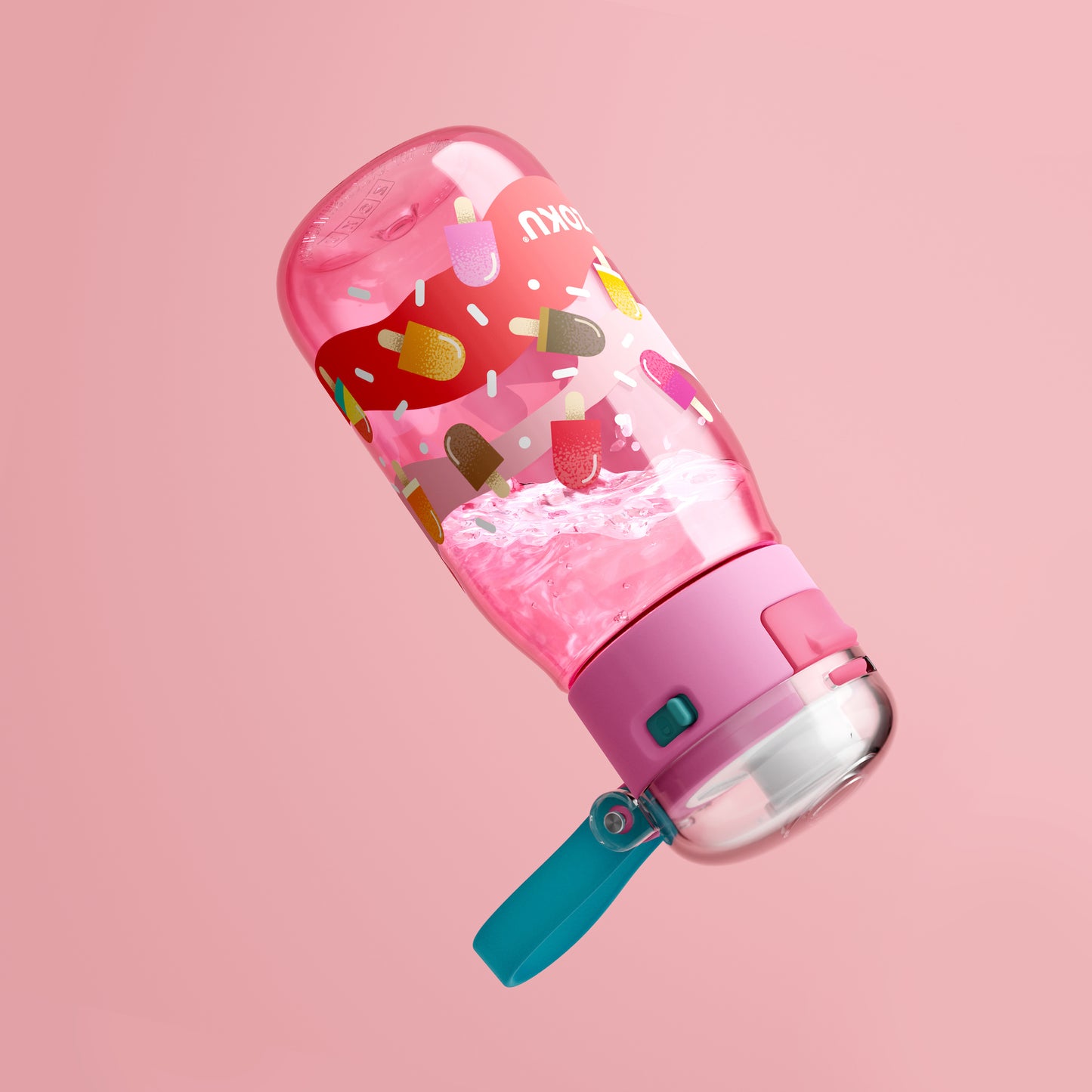 Zoku Kids Flip Gulp Bottle - Botol Minum, Botol Minum Anak, Botol Minum teguk, Botol Minum anti tumpah