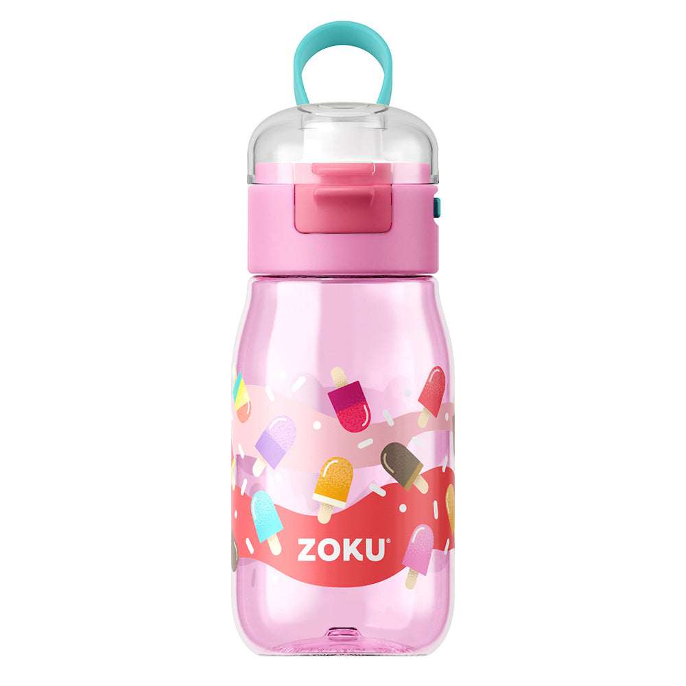 Zoku Kids Flip Gulp Bottle - Botol Minum, Botol Minum Anak, Botol Minum teguk, Botol Minum anti tumpah