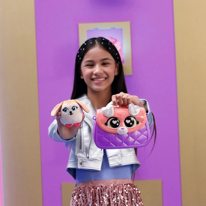Tiger Head Glam Buddies Surprise Puppy Purse Pets