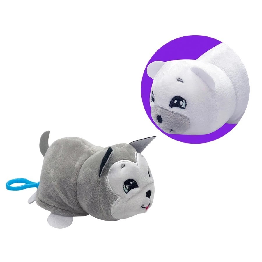 FlipaZoo 5in Mini Plush Mushmillows Asst of UP to 12 Styles - Surprise Toys Boneka Karakter Anak