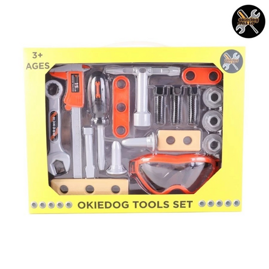 Okiedog Tool Set - Mainan Perkakas Anak Aman Plastik ABS