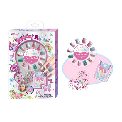 Tokidas Nail Art Collection - Mainan Aksesoris Kuku Palsu Anak