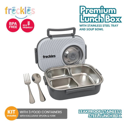 Freckles Stainless Steel Lunch Box - Tempat Makan Stainless Stell