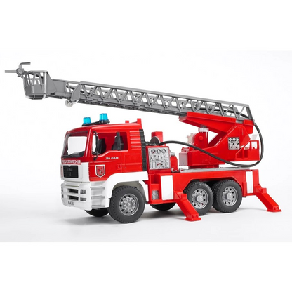 Bruder 2771 MAN TGA Fire Engine with Ladder Water Pump and L & S - Mainan Miniatur Truk Pemadam Kebakaran