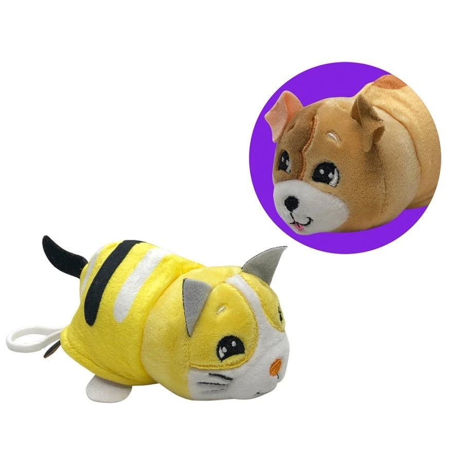 FlipaZoo 5in Mini Plush Mushmillows Asst of UP to 12 Styles - Surprise Toys Boneka Karakter Anak