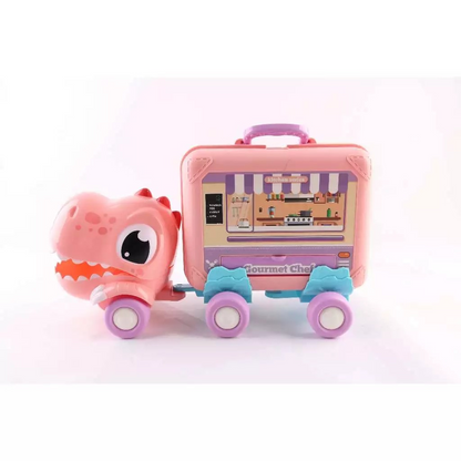 Okiedog Magical Dino Truck Playhouse - Mainan Bongkar Pasang Edukasi Anak