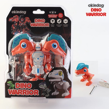 Okiedog Dino Warrior - Mainan Robot Dinosaurus Transformer