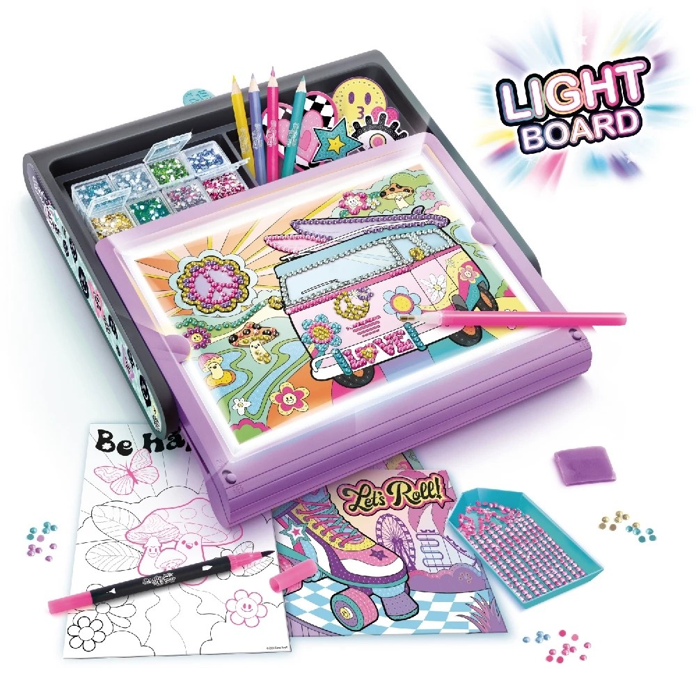 Canal Toys S4E Diamond Art 3in1 LED Case - Mainan Kreativitas Anak