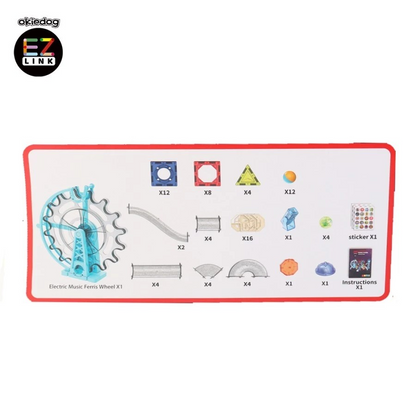 Okiedog Ezlink Magnetic Ferris Wheel 80pcs
