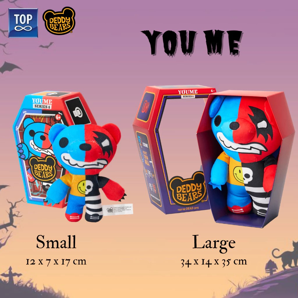 Deddy Bears In Coffin Collectible Plush w/ Roblox Digital Item - Koleksi Boneka Beruang dalam Peti
