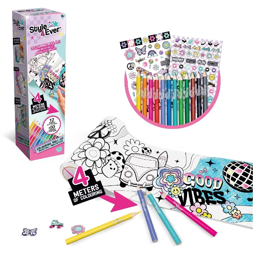 Canal Toys Coloring Roll Up - Mainan Mewarnai Boneka