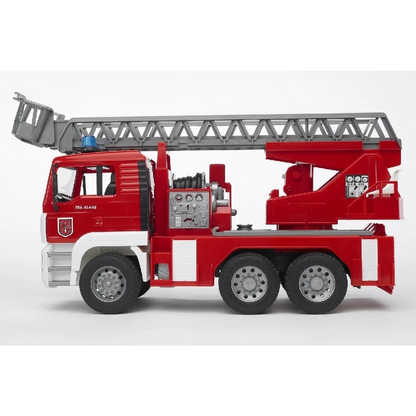 Bruder 2771 MAN TGA Fire Engine with Ladder Water Pump and L & S - Mainan Miniatur Truk Pemadam Kebakaran