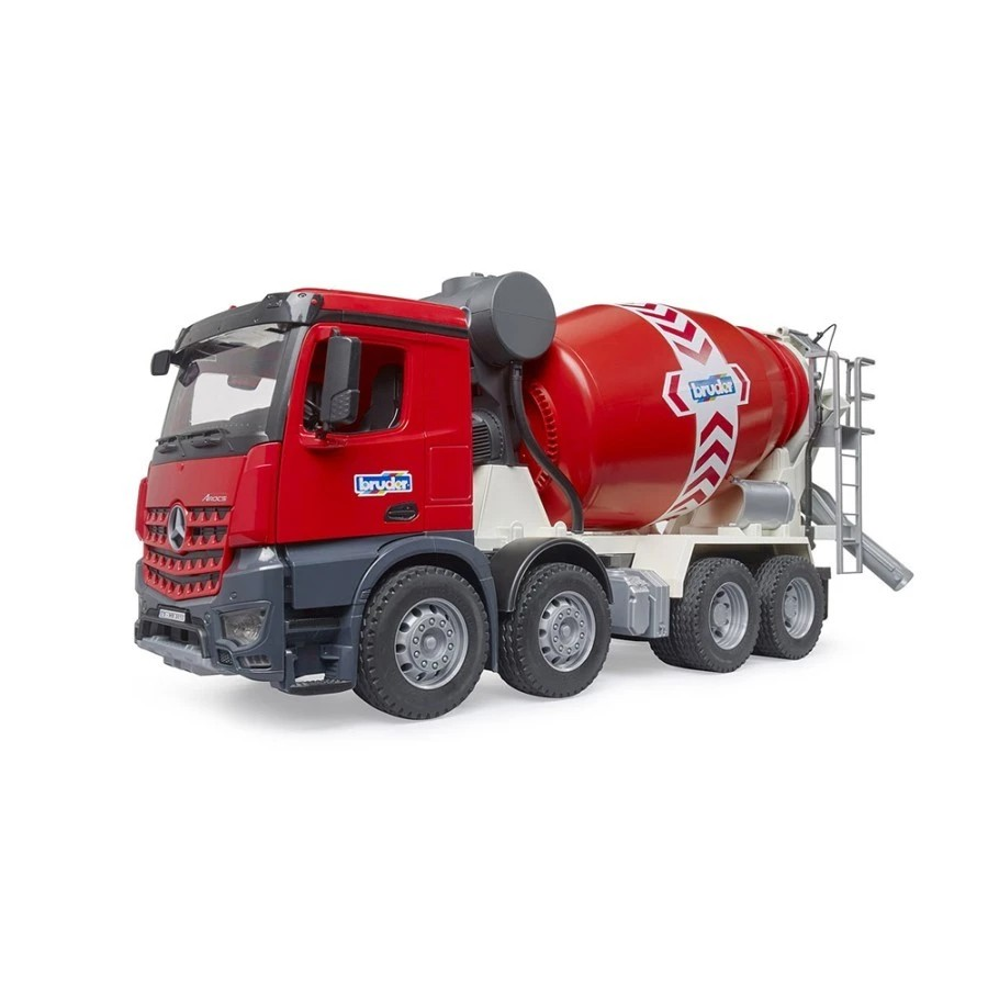 Bruder 3655 MB Arocs Cement Mixer Truck - Mainan Miniatur Truk Molen