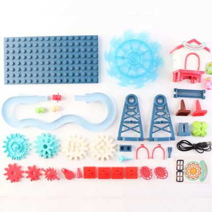 Okiedog Ferris Wheel Paradise with Light and Music - Mainan Kreativitas Anak dengan Lampu dan Musik