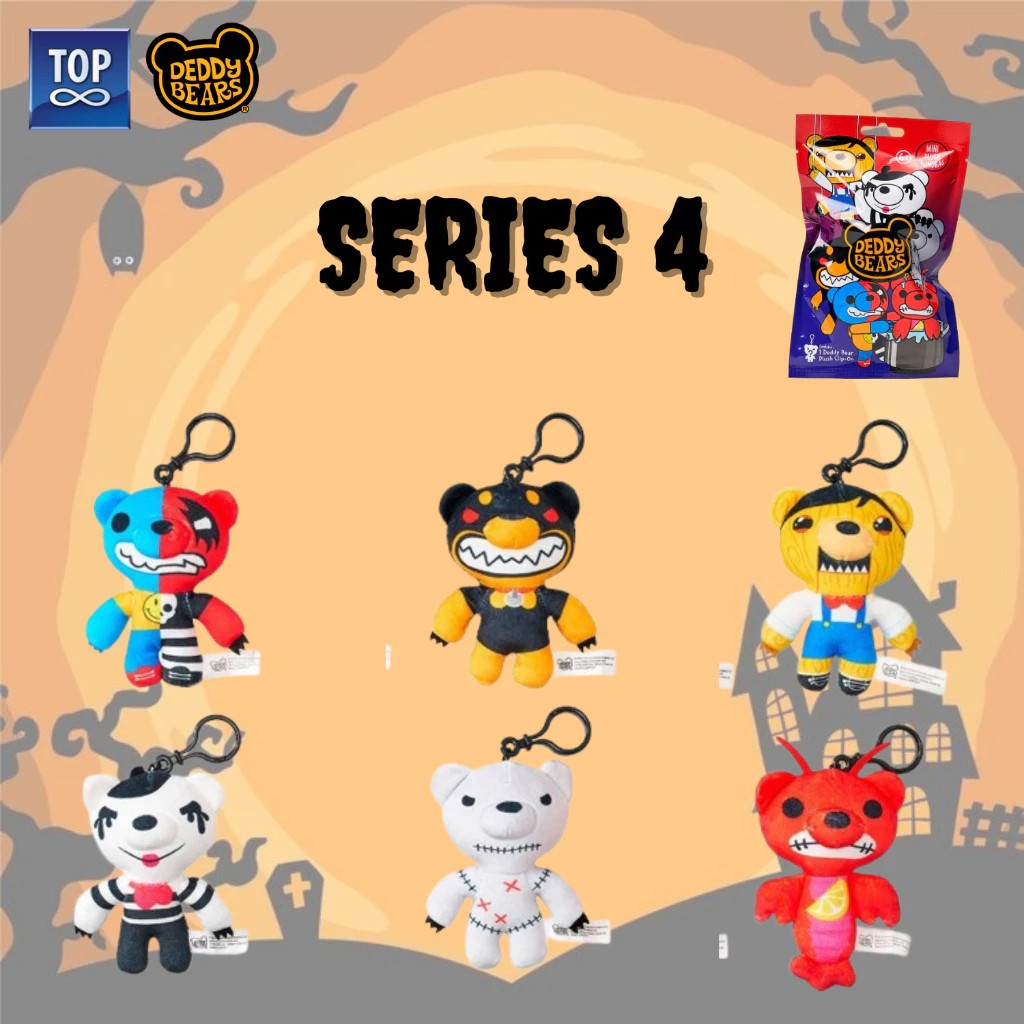 Deddy Bears Mini Plush Clip-On Mystery BlindBags w/ Roblox Digital Item - Gantungan Boneka Misterius