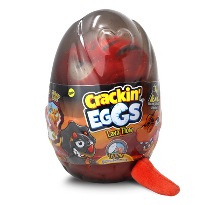 Crackin Eggs Lava Flow Mini - Mainan Telur Boneka Karakter Dinosaurus