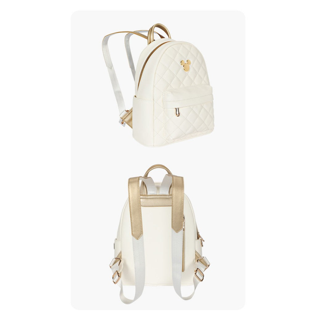 Mesuca Megos Disney Mickey Backpack Pear White - Tas Ransel Disney Dewasa Anak