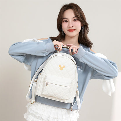Mesuca Megos Disney Mickey Backpack Pear White - Tas Ransel Disney Dewasa Anak