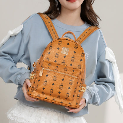 Mesuca Disney Backpack Mickey Mouse Brown - Tas Ransel Disney Wanita
