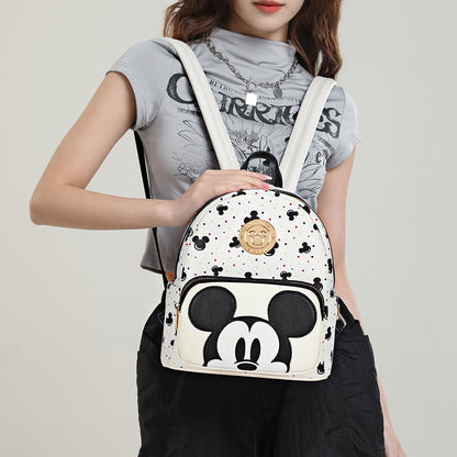 Mesuca Disney Backpack Mickey Black - Tas Ransel Mickey Black White Disney Wanita