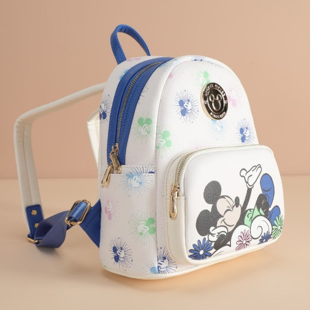 Mesuca Disney Backpack Mickey Blue - Tas Ransel Mickey Mouse Disney Wanita