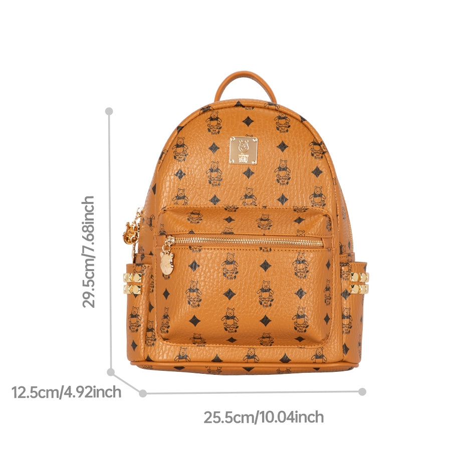Mesuca Disney Backpack Mickey Mouse Brown - Tas Ransel Disney Wanita