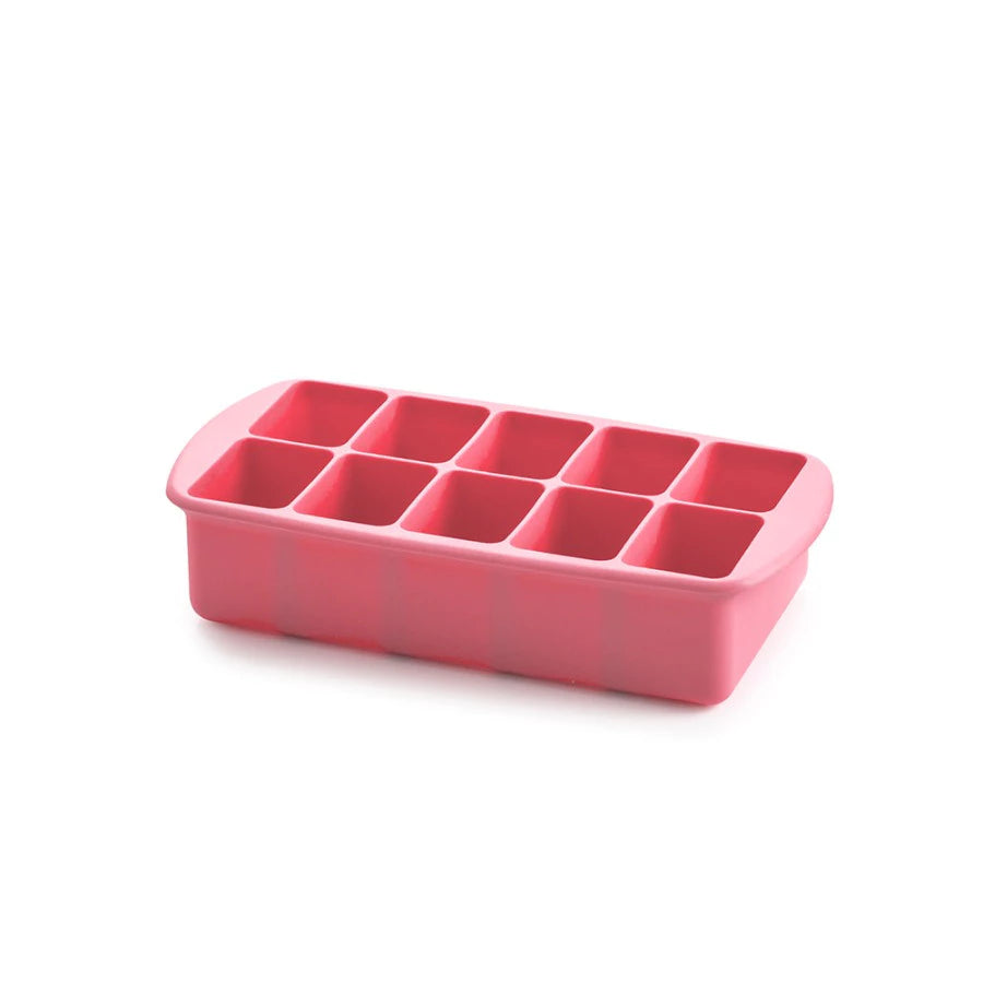 Melii Baby Silicone Baby Food Freezer Tray with Lid - Pink,Mint,Grey silikon tempat membuat es