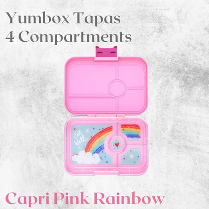 Yumbox Tapas 4C - Tempat Bekal Makan Anak Premium Anti Tumpah BPA FREE
