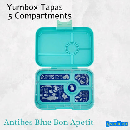 Yumbox Tapas 5C - Tempat Makan Anak Premium Anti Tumpah BPA Free
