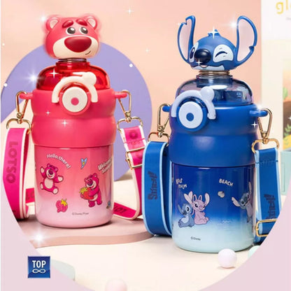 Disney Zootopia Water Bottle 3D Stainless Steel With Straw 700mL