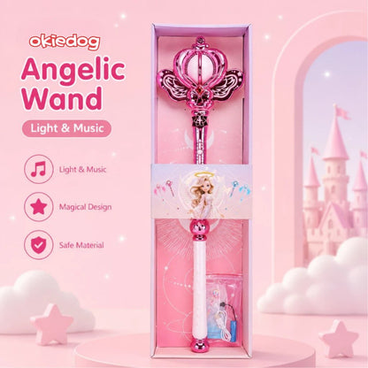 Okiedog Angelic Wand Magical Light & Music - Tongkat Peri Mainan Anak dengan Lampu dan Musik