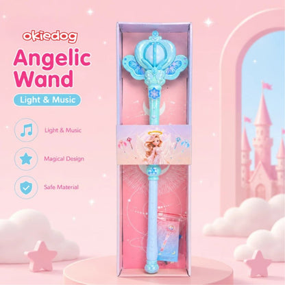 Okiedog Angelic Wand Magical Light & Music - Tongkat Peri Mainan Anak dengan Lampu dan Musik