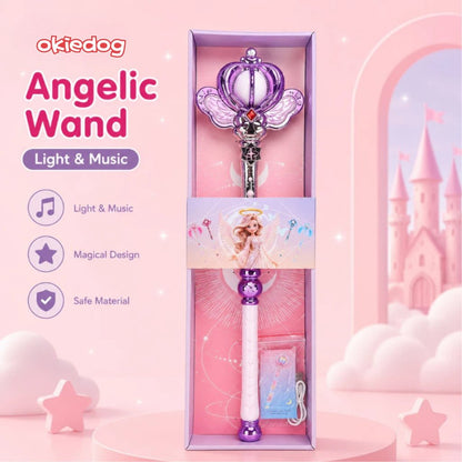 Okiedog Angelic Wand Magical Light & Music - Tongkat Peri Mainan Anak dengan Lampu dan Musik